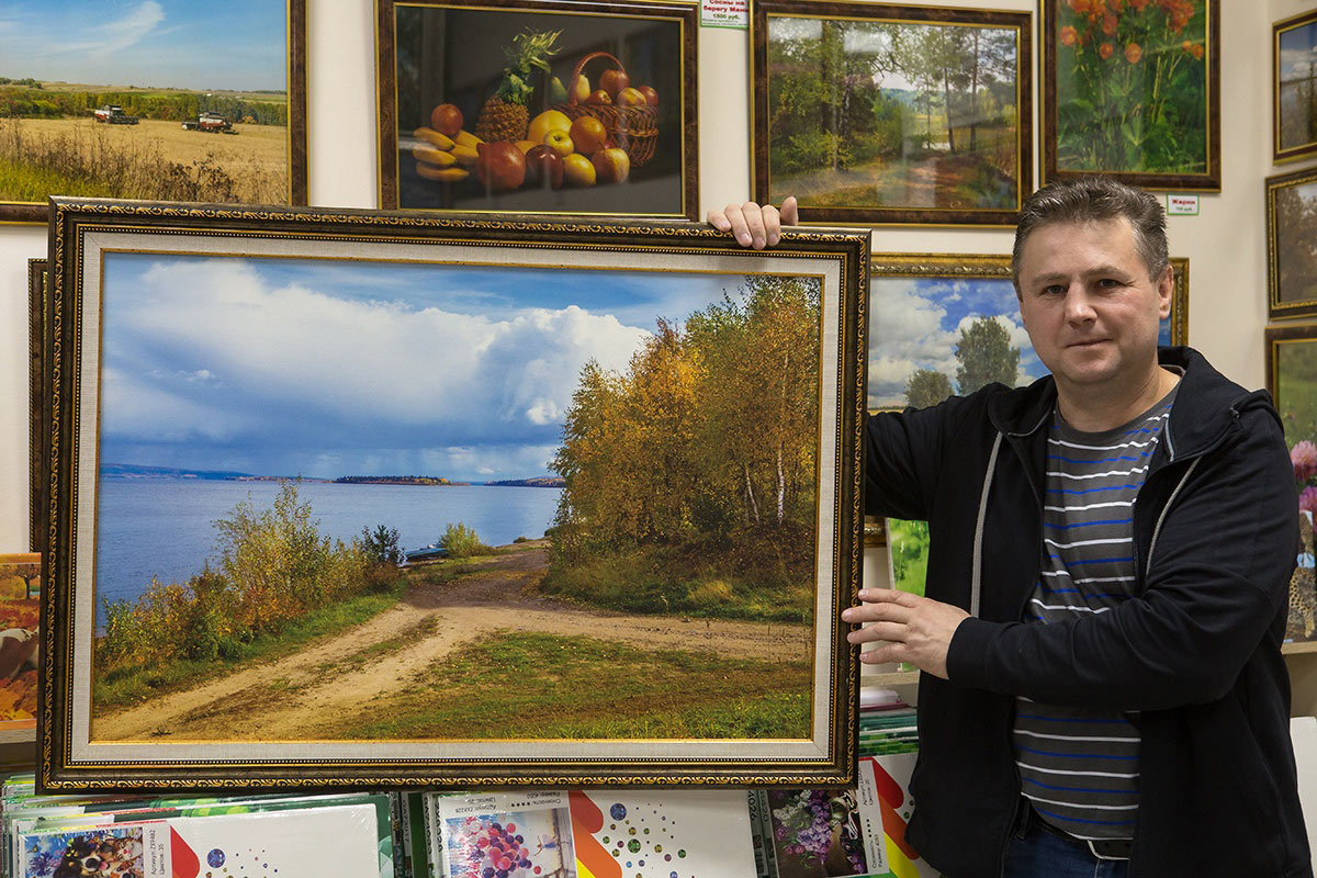 Картина с Ангарой купить Красноярск, магазин картины24.