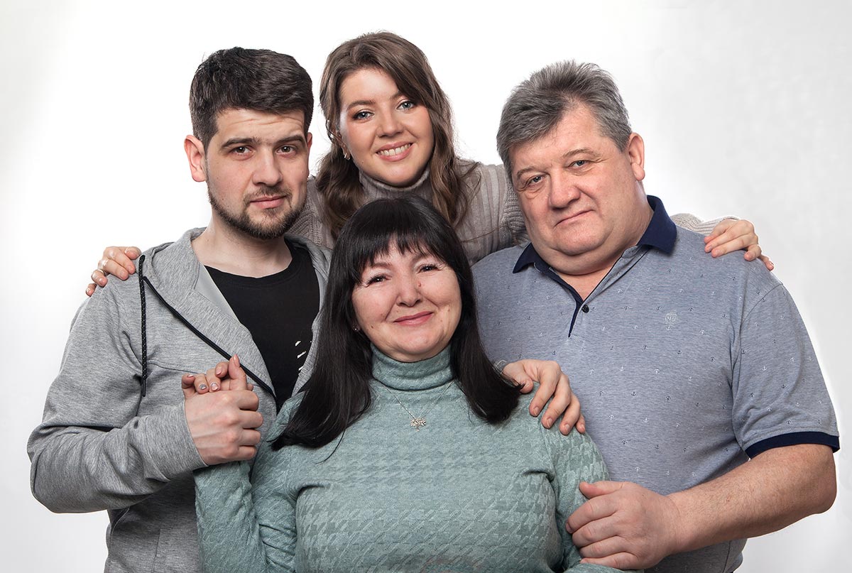 Семейный портрет заказать в Красноярске